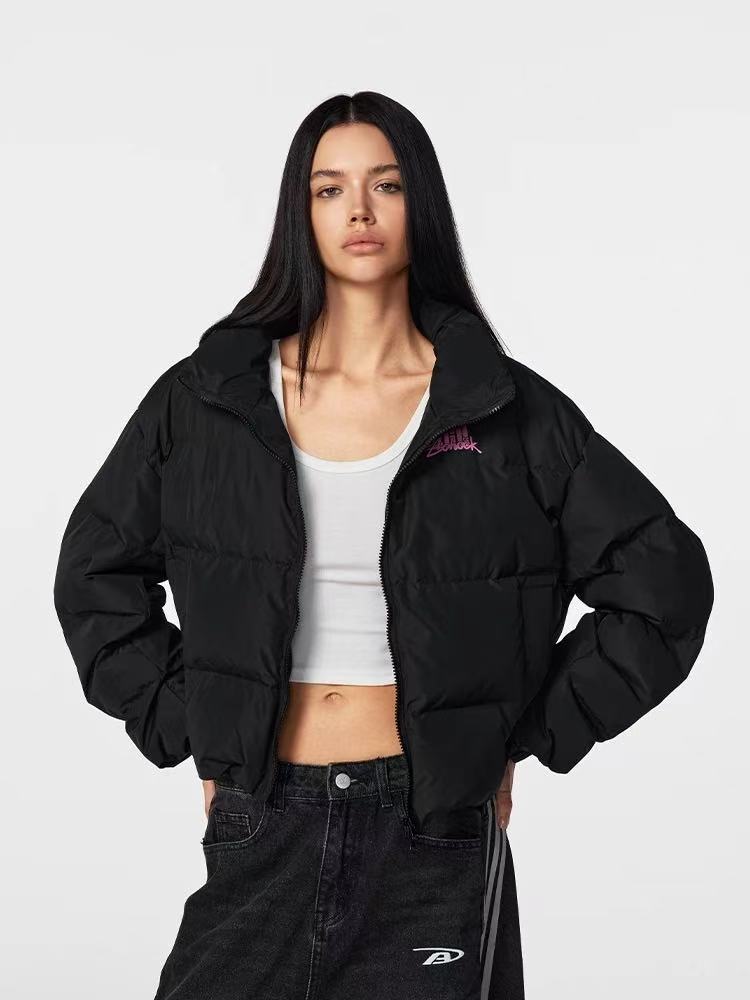 ACHOCK Logo Print White Duck Down Jacket ( For Women)