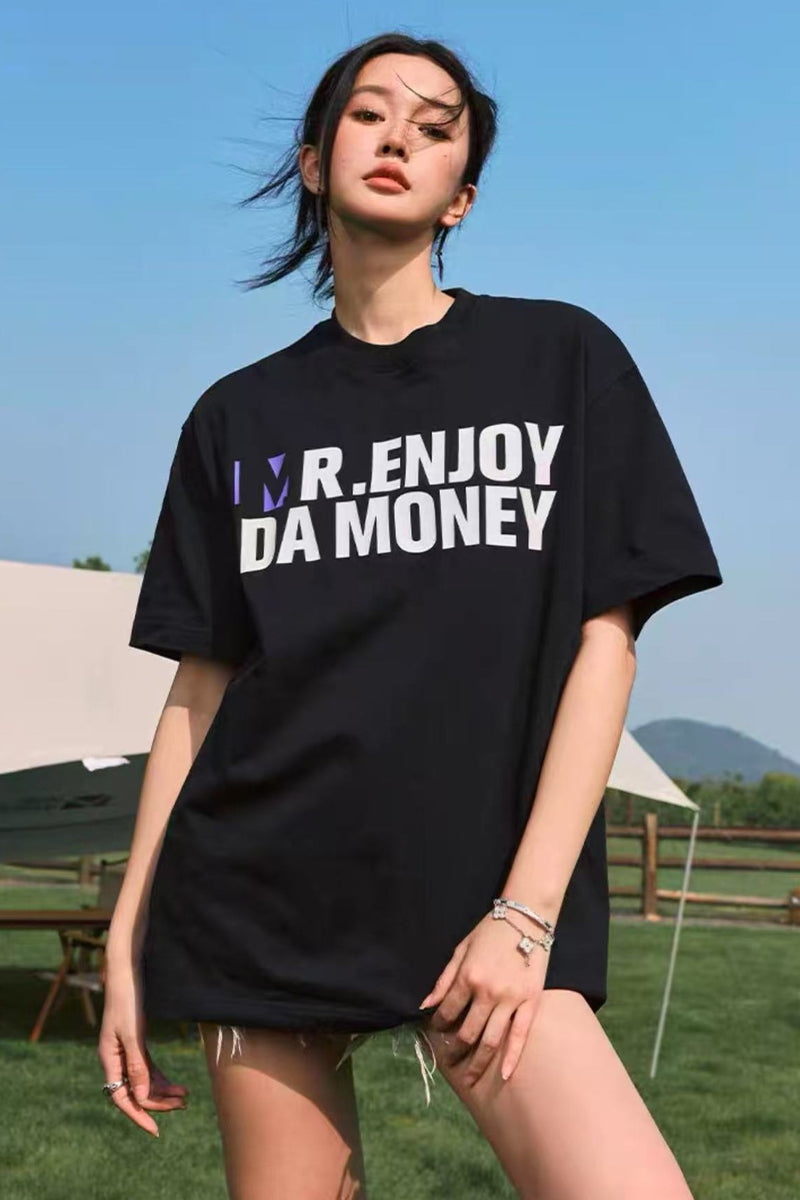 MEDM Film Letter Short-sleeved T-shirt