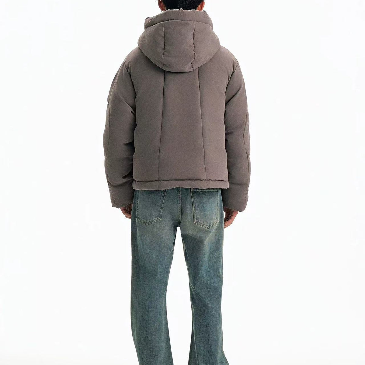 BIPOLAR Textured Suede Embroidered Thickened Ski Jacket