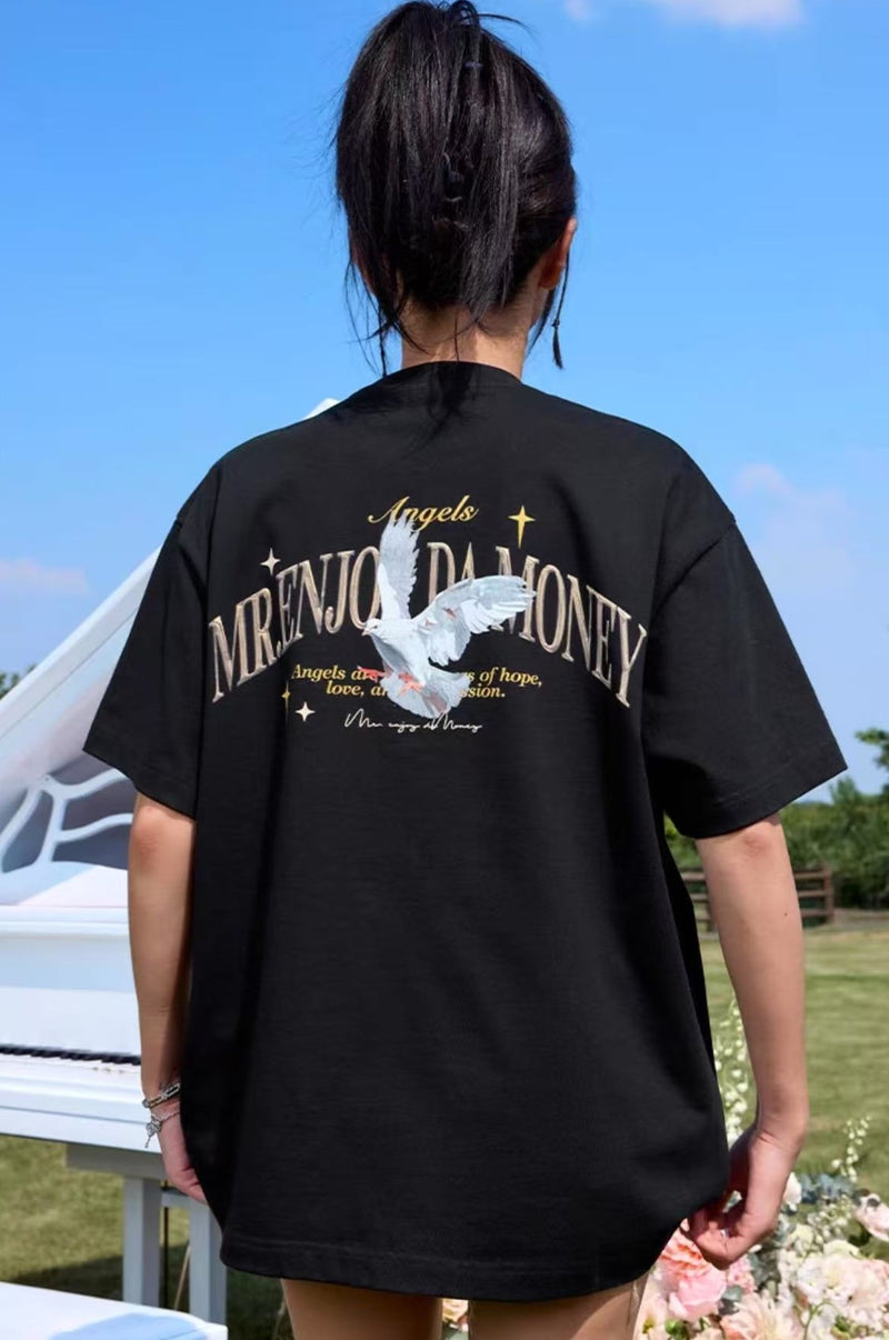 MEDM "Angel Series" Peace Dove Short-sleeved T-shirt