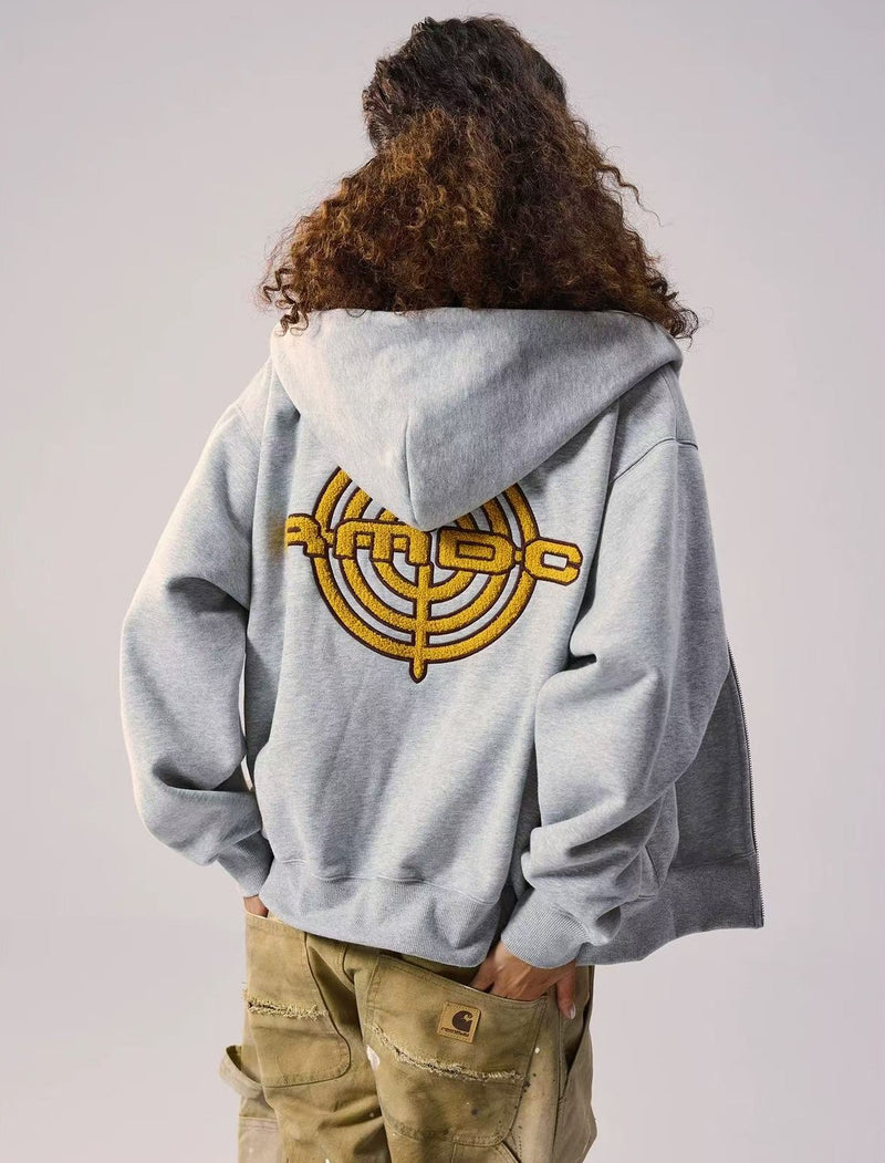 REMEDY Logo Towel Embroidered Hooded Sweatshirt