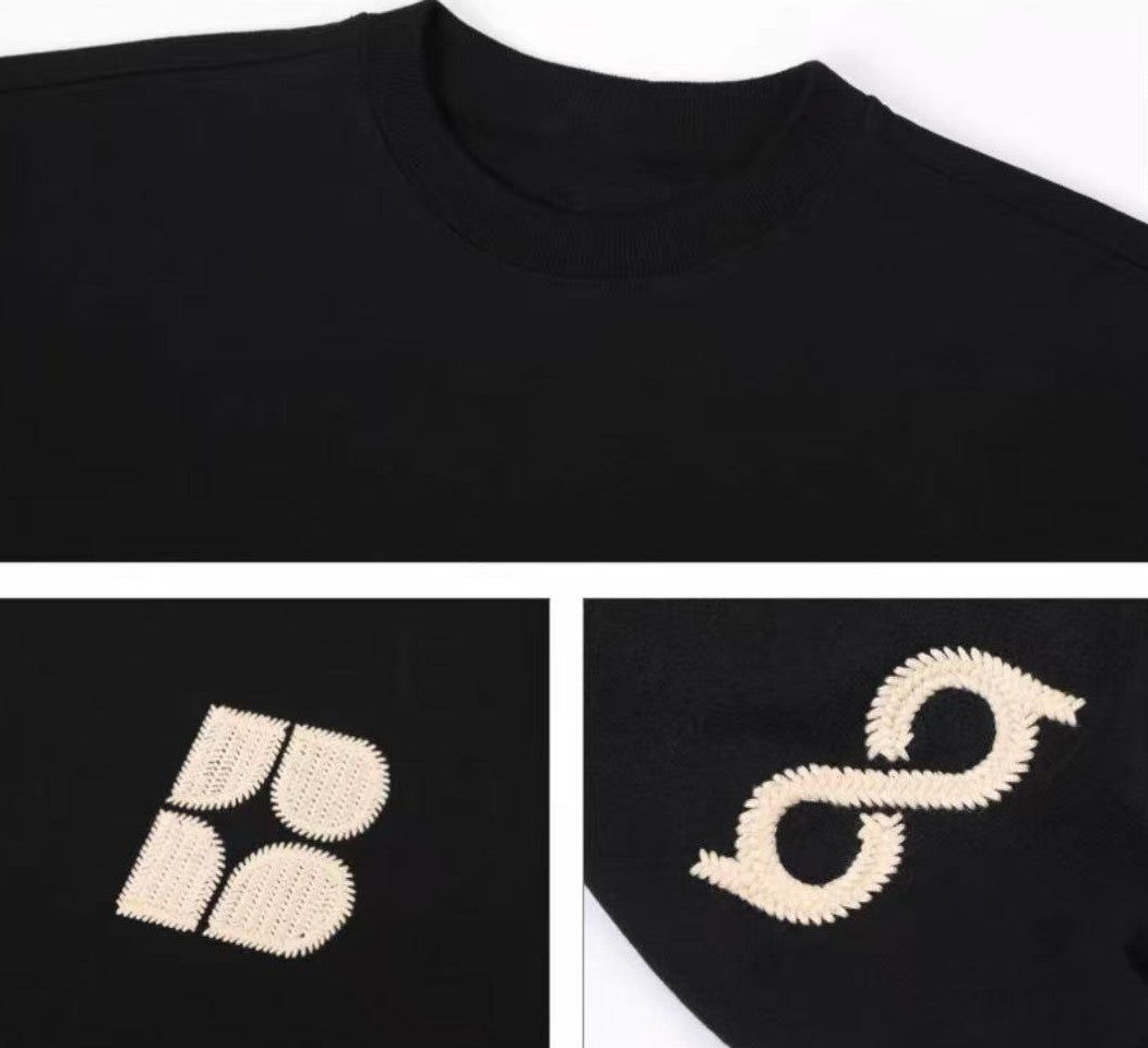 BIPOLAR Four-pointed Star Chain Sweatshirt