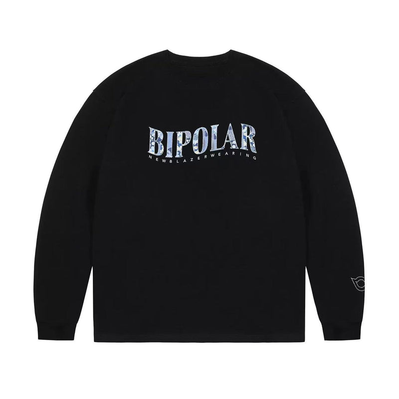 BIPOLAR Vintage Floral Patch Long-sleeve T-shirt