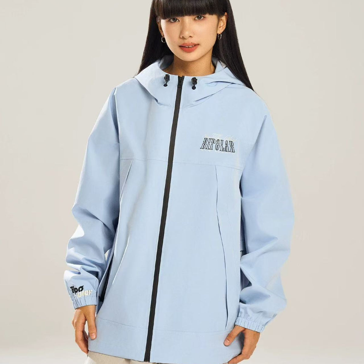 BIPOLAR Windproof Logo Embroidered Jacket