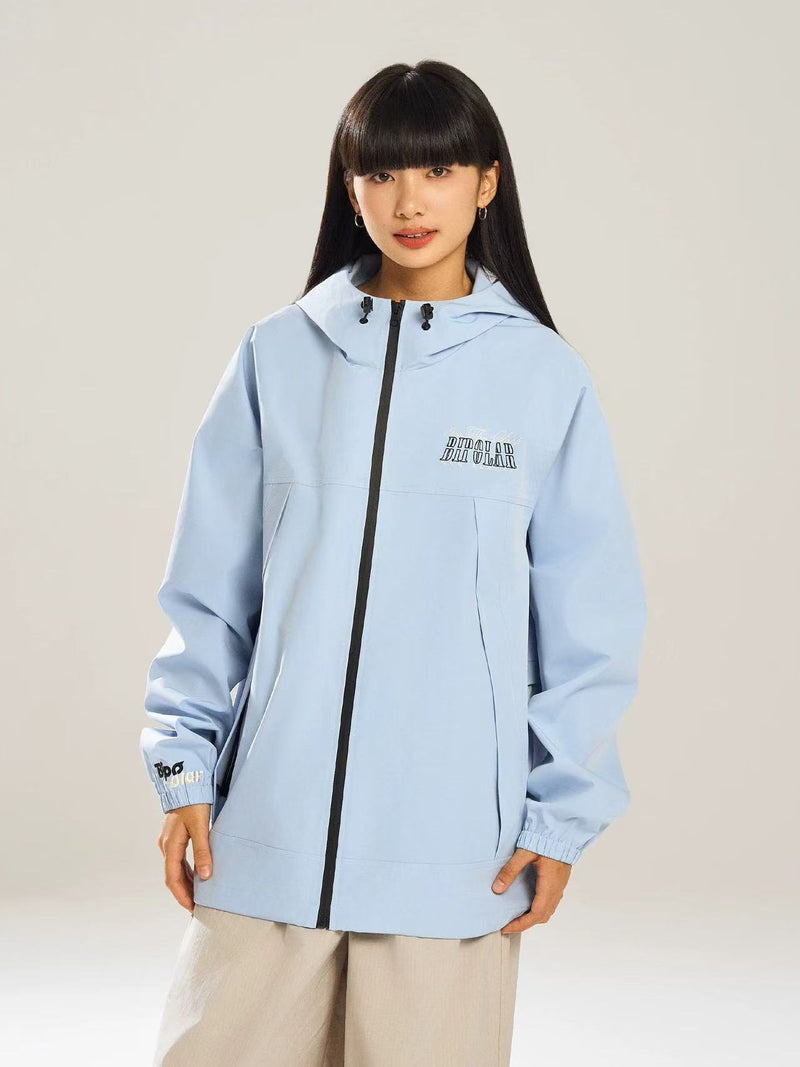 BIPOLAR Windproof Logo Embroidered Jacket