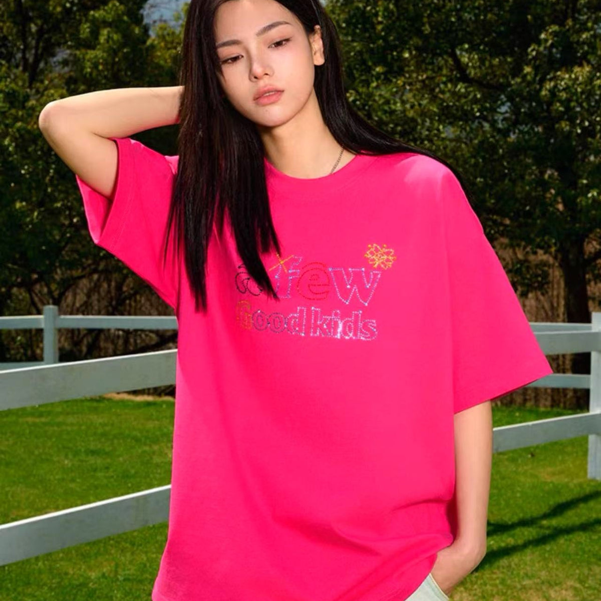 AFGK Neon Star Hot Diamond T-shirt