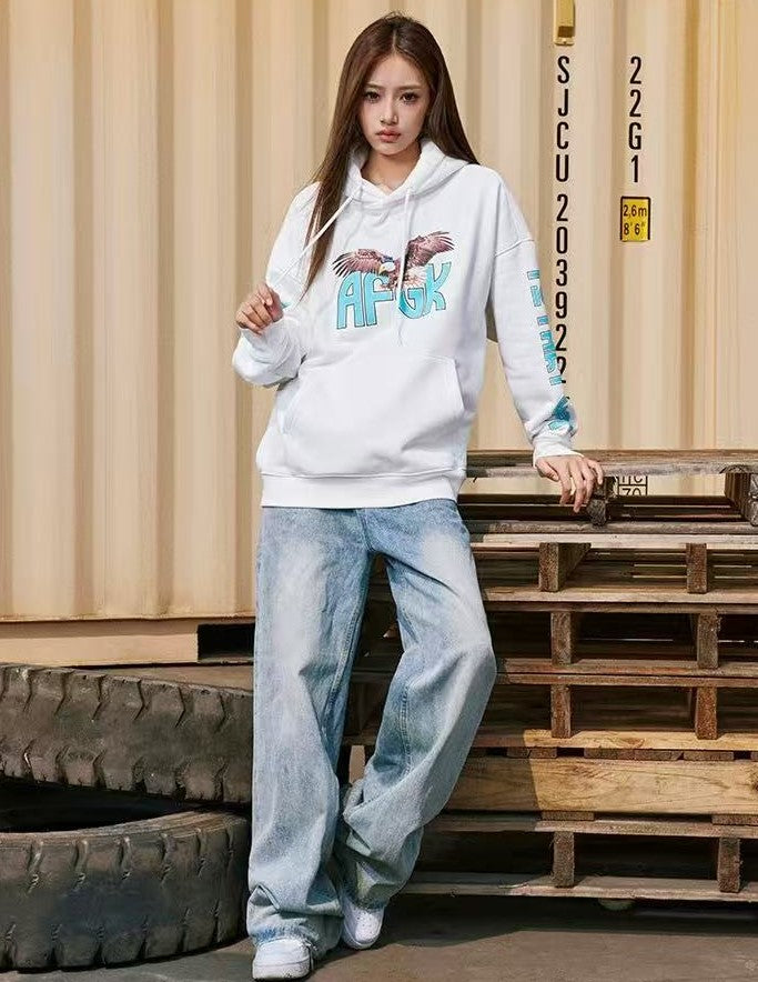 AFGK Eagle Printed Hoodie