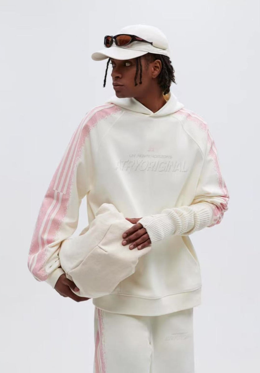 ATRY Printed Contrast Web Hoodie