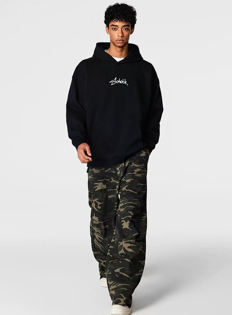ACHOCK Camouflage Straight Casual Pants