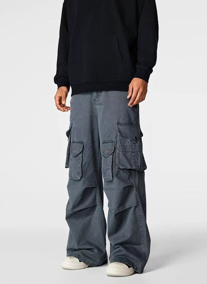 ACHOCK Street Washed Distressed Jeans