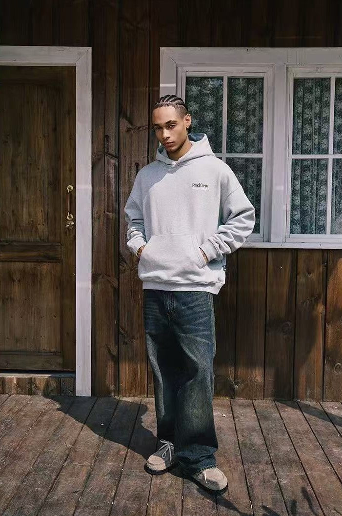REMEDY Logo Embroidered Fleece Hoodie