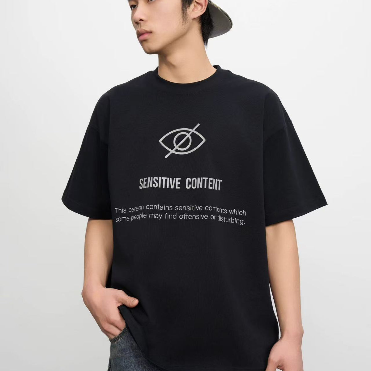 AFGK Laser 3M Reflective Printed Short-sleeved T-shirt