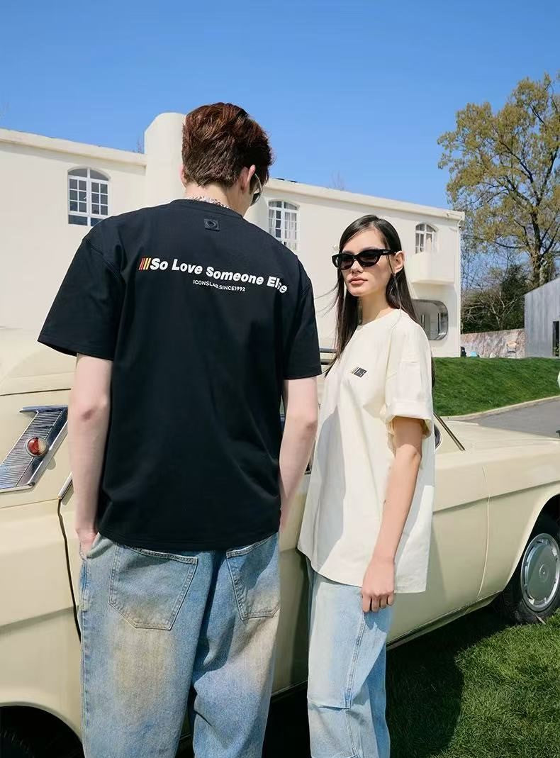 ICONSLAB Three Color Gradient logo T-shirts