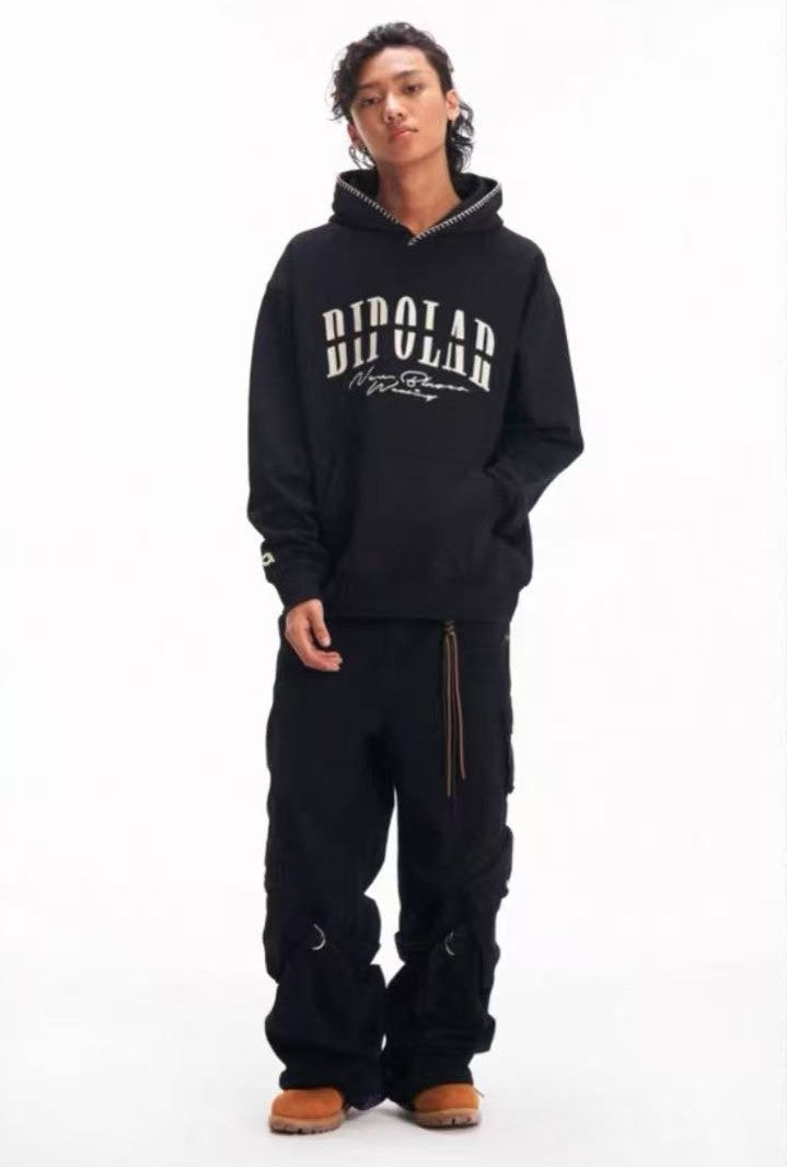 BIPOLAR Chain Embroidered Hoodie