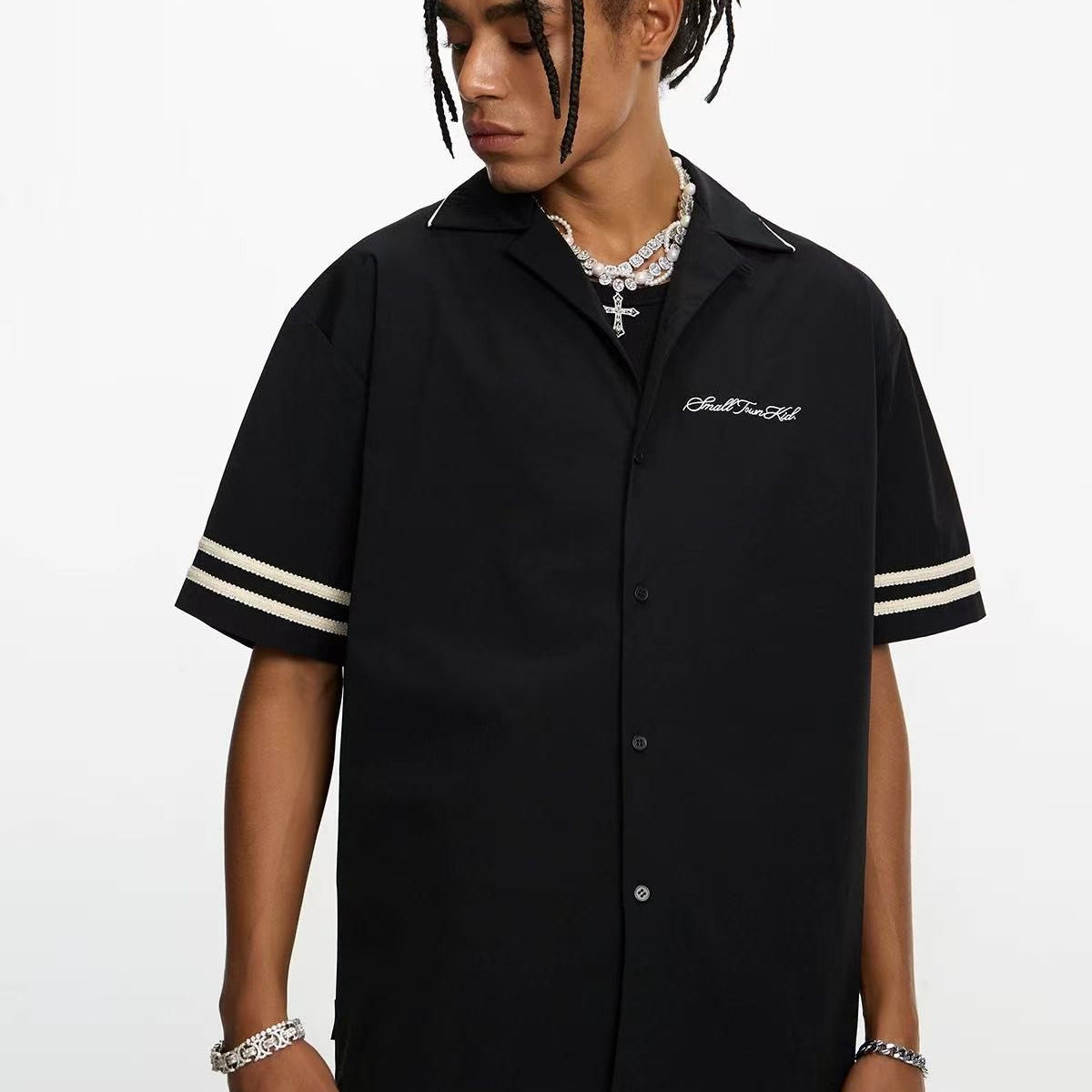 STK Vintage Piped Cuban Collar Shirt