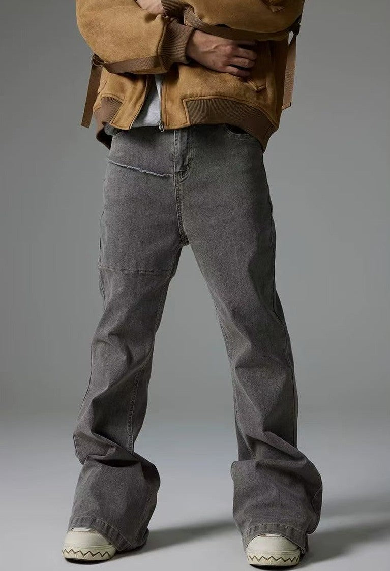 ACHOCK Smoke Gray Bootcut Jeans