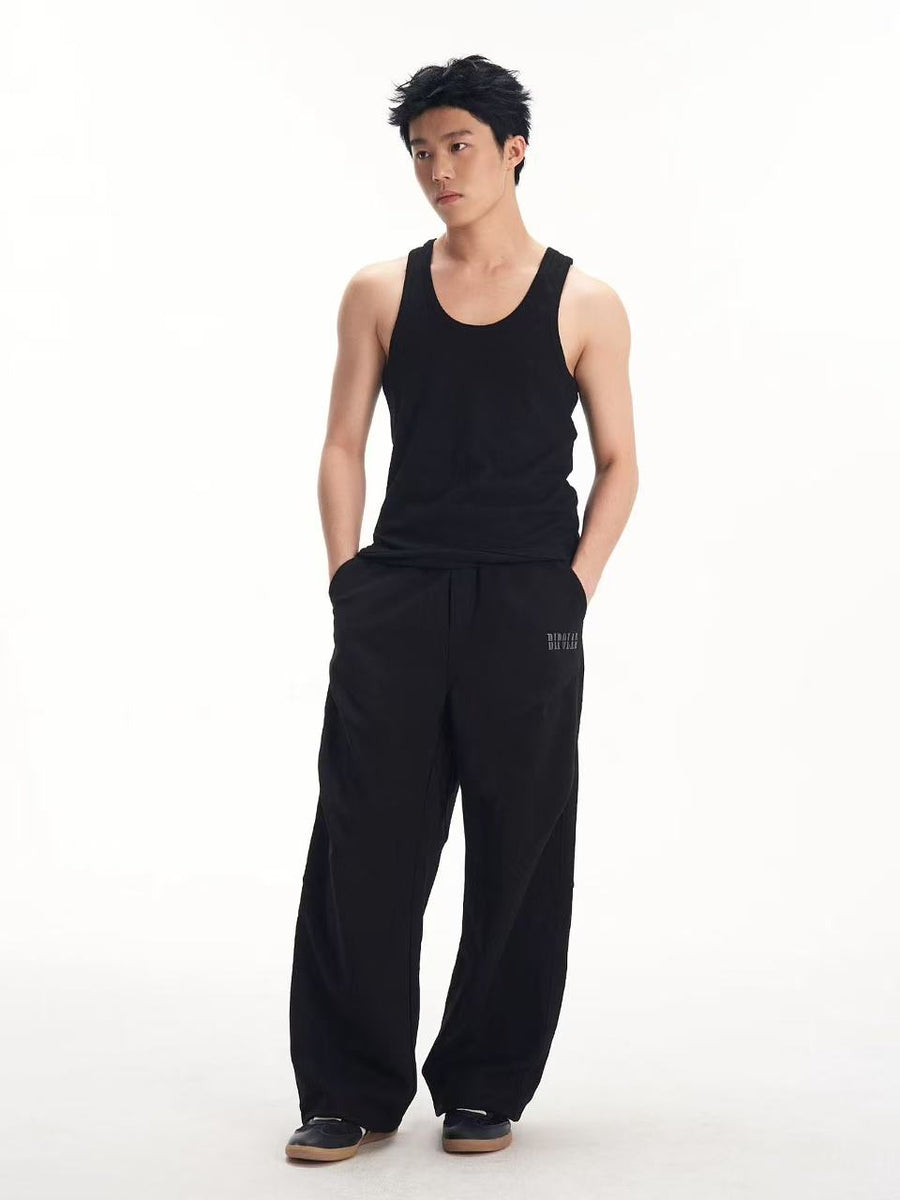 BIPOLAR Air Layer Pleated Loose Sweatpants