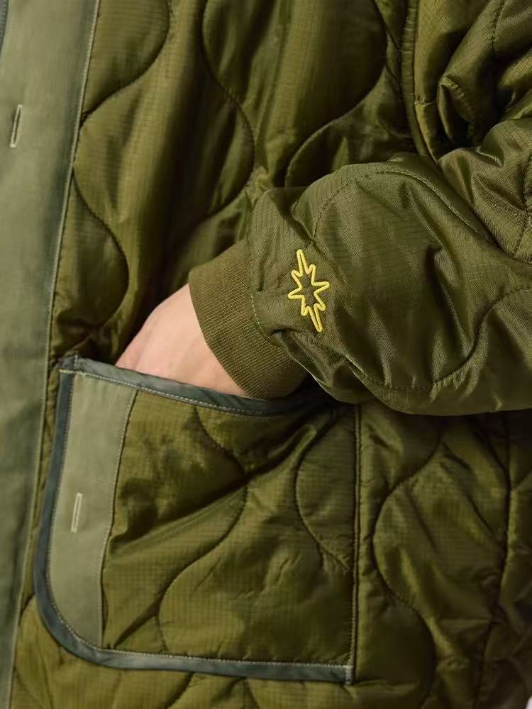 REMEDY Embroidered Cotton Padded Jacket