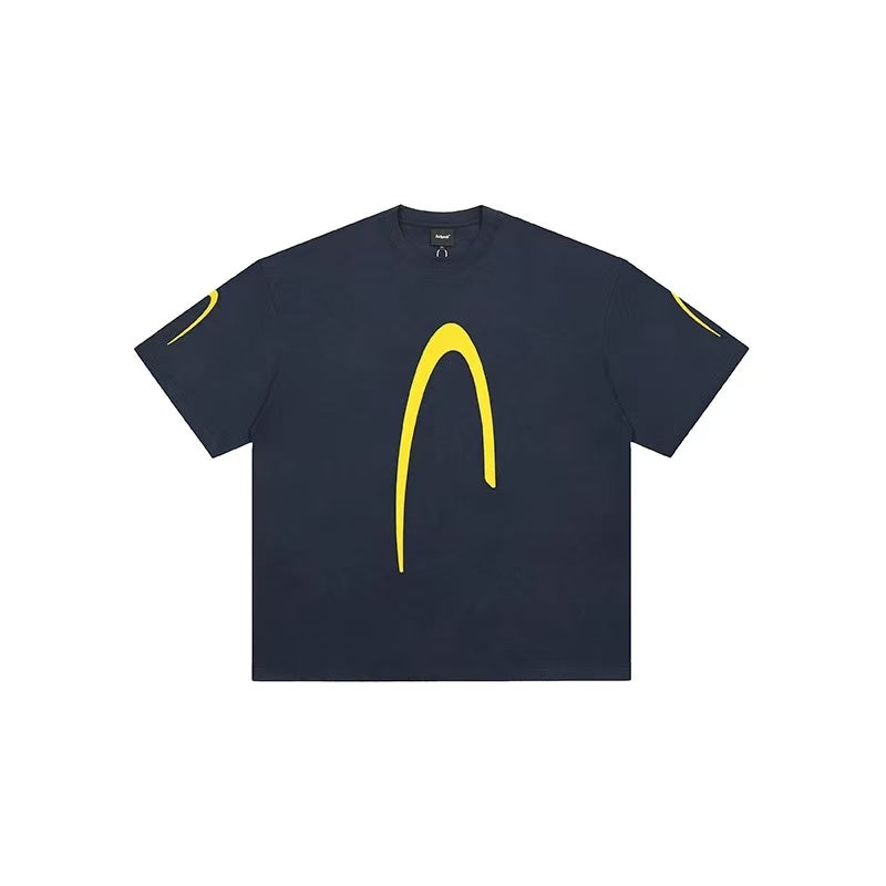 ACHOCK Street Wear Simple Basic Printed T-shirt