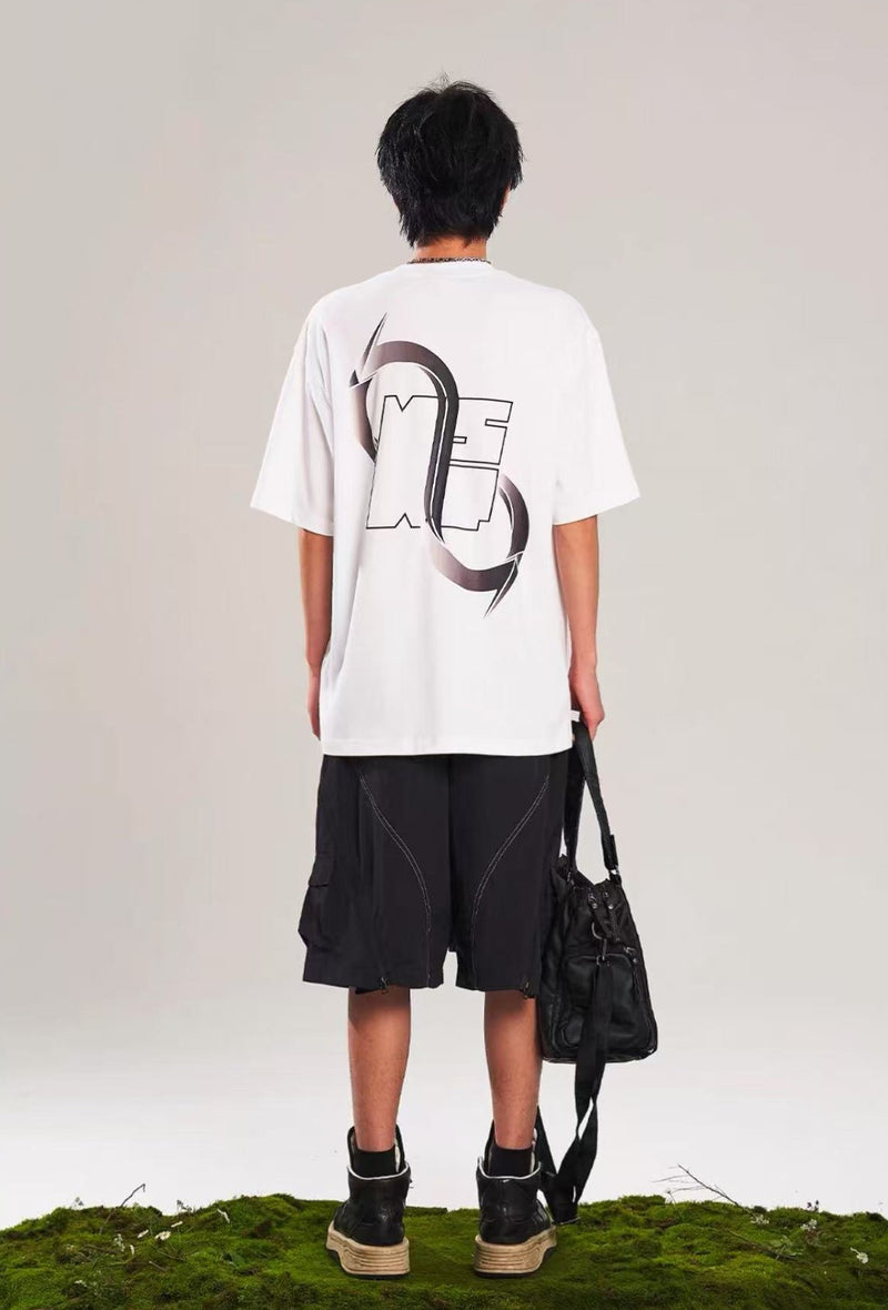 BIPOLARxNST Joint Gradient LOGO Short-sleeves T-shirts