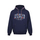 BIPOLAR Denim Patchwork Plaid Hoodie