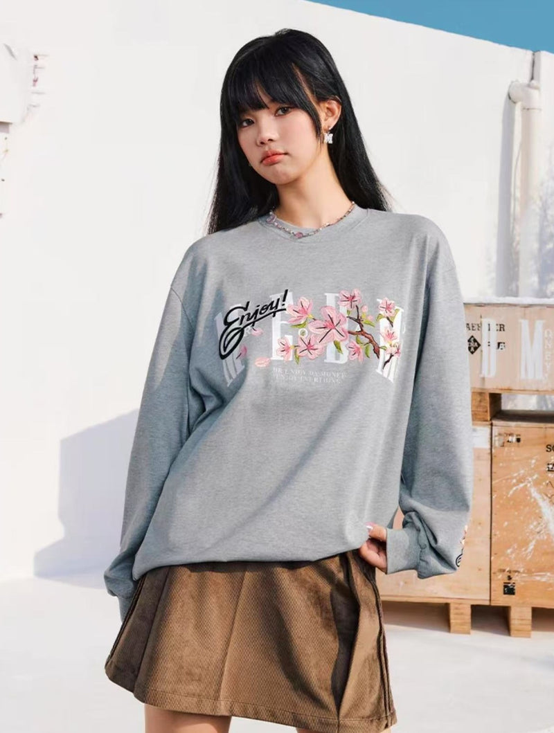 MEDM Floral Series Long-sleeved T-shirt