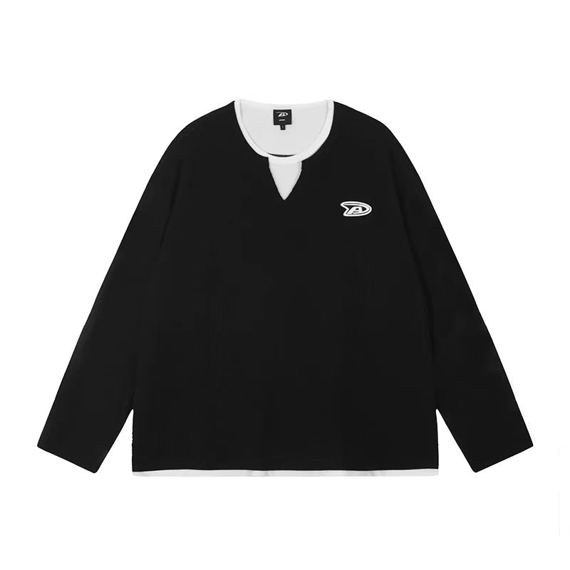 ACHOCK Two-piece Bottoming Long-sleeved Tee