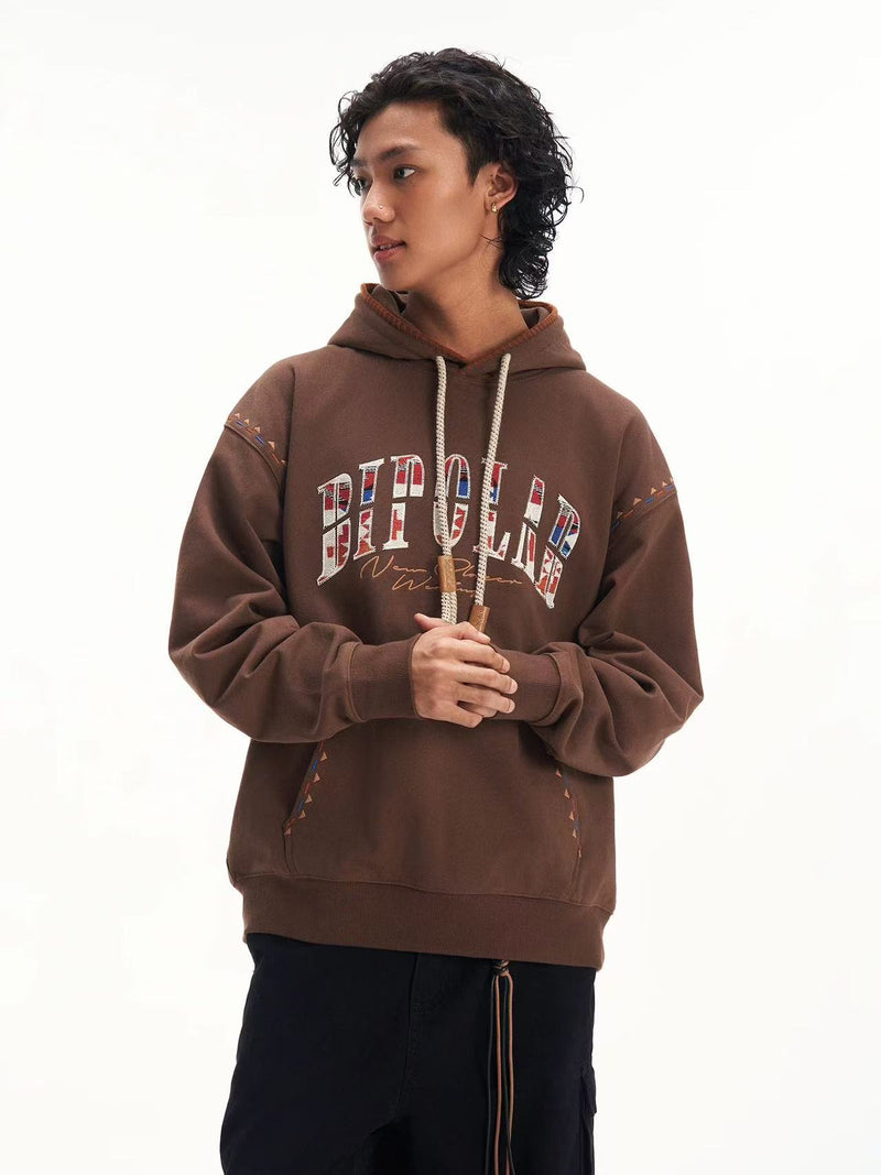BIPOLAR Maillard Patch Embroidered Hoodie
