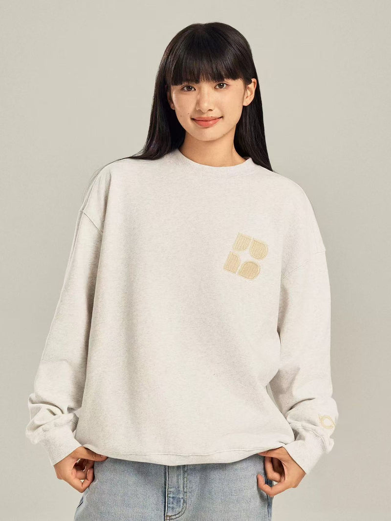 BIPOLAR Four-pointed Star Chain Sweatshirt