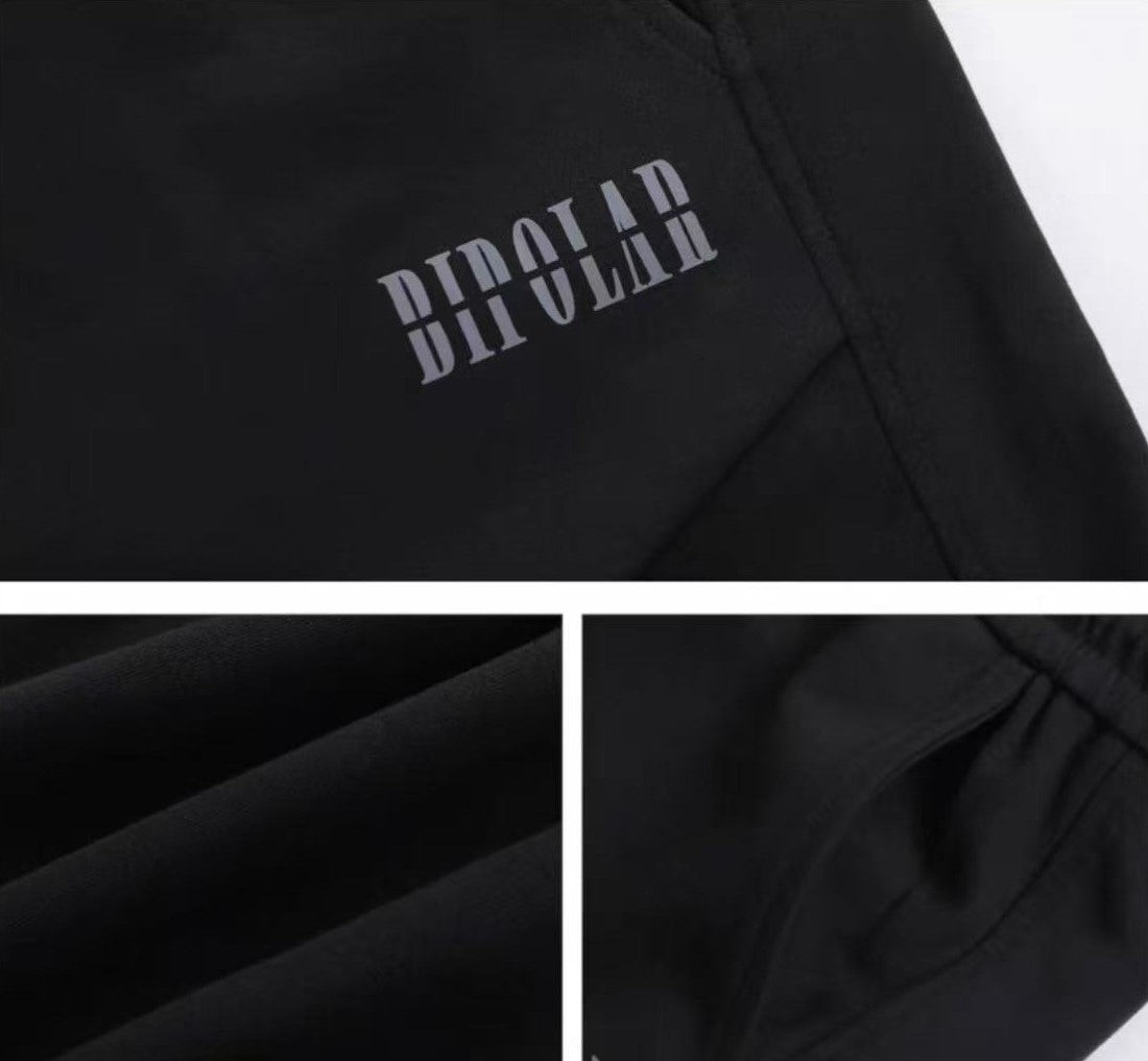 BIPOLAR Air Layer Pleated Loose Sweatpants