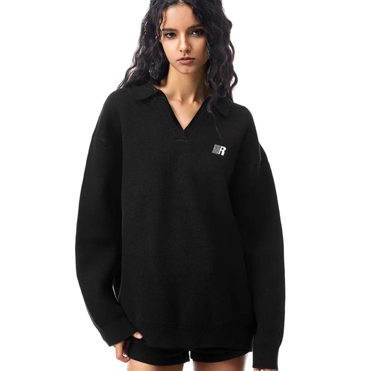 FDR V-neck Logo Sweater