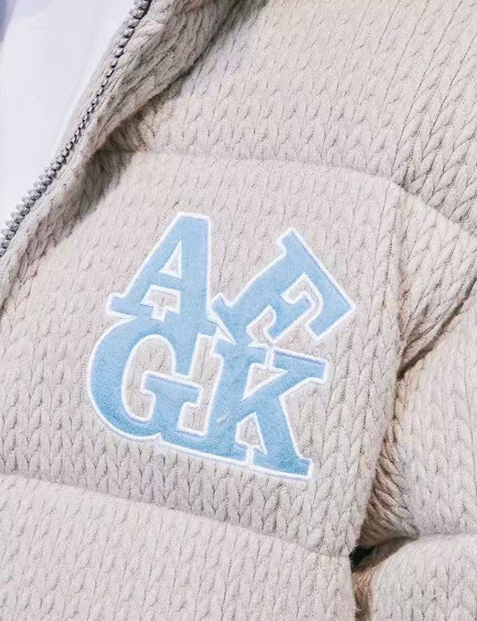 AFGK Letter LOGO Embroidered Jacket
