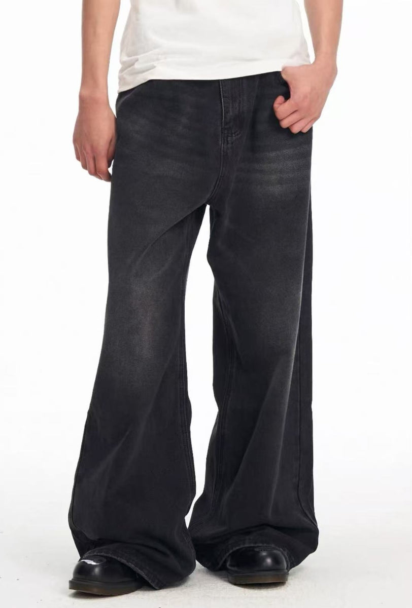 BIPOLAR Washed Baggy Denim Jeans