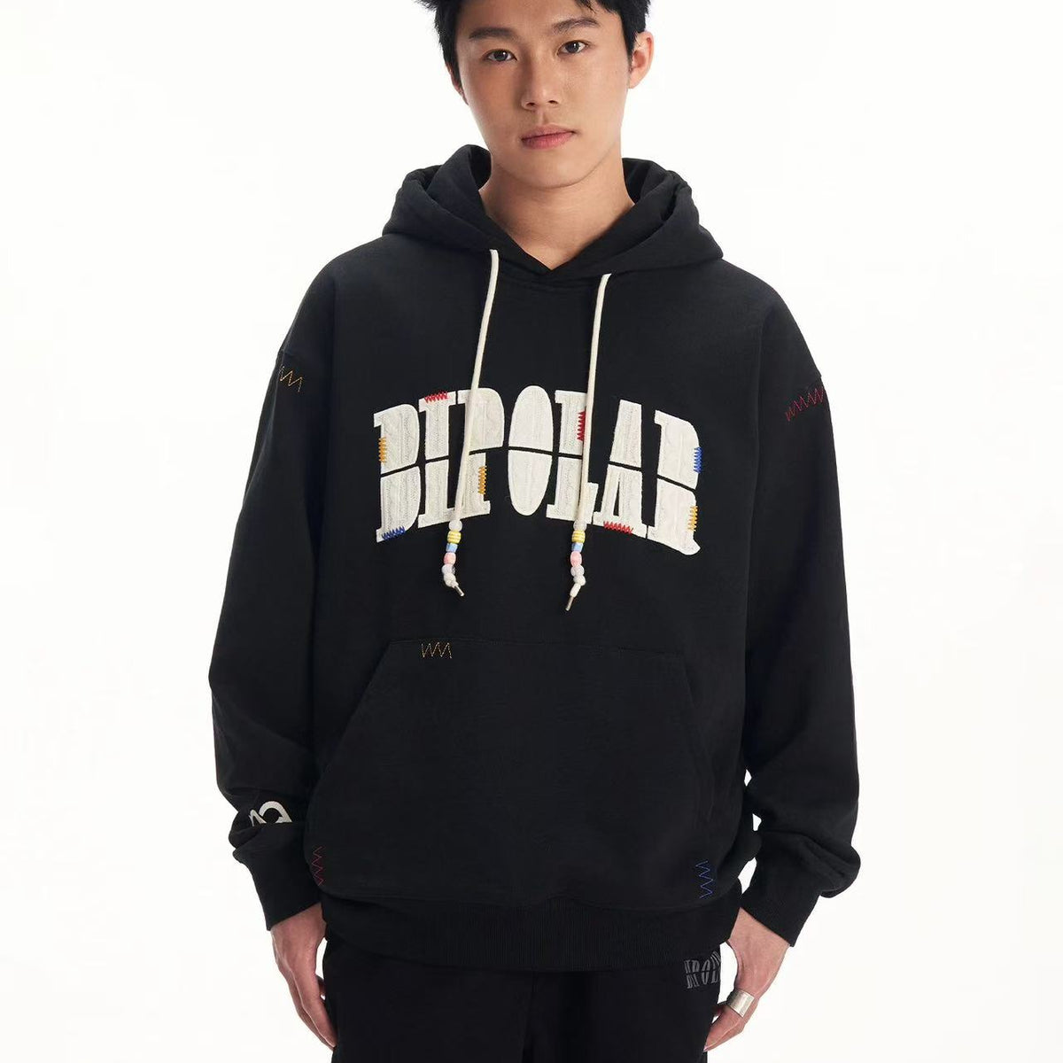 BIPOLAR Patchwork Hoodie