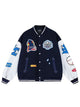 ACHOCK Fun Embroidery Baseball Jacket