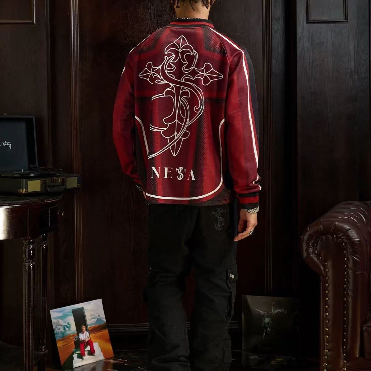 STK Vintage Casual Long-Sleeve Jersey