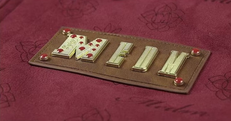 MEDM Suede Leather Brand Lapel Jacket