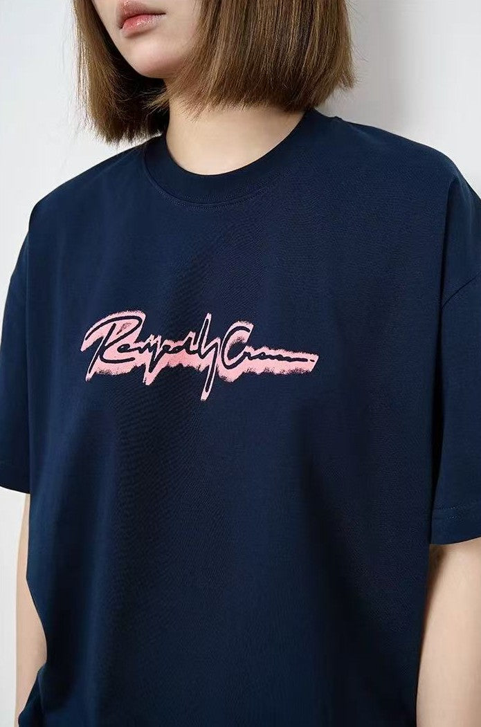 REMEDY Letter Print Short-sleeve T-shirt