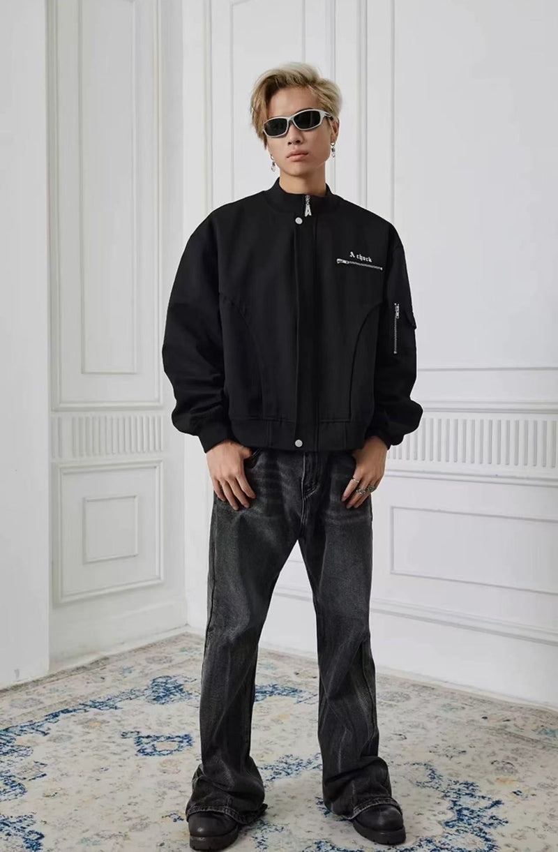 ACHOCK High Street Zippered Logo Jacket