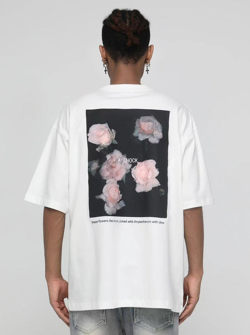 ACHOCK Floral Print T-shirt