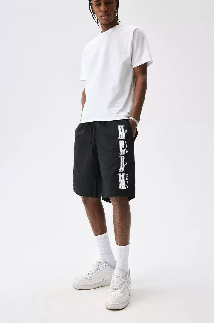 MEDM Nylon Letter Logo Shorts