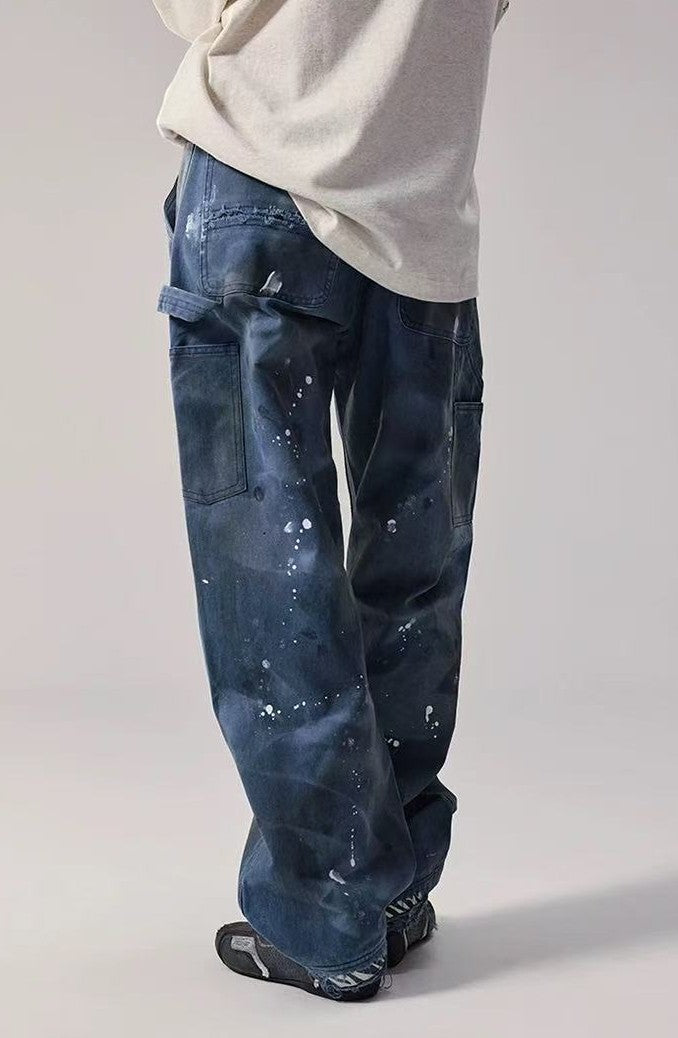 REMEDY Retro Splash Ink Straight-leg Cargo Pants