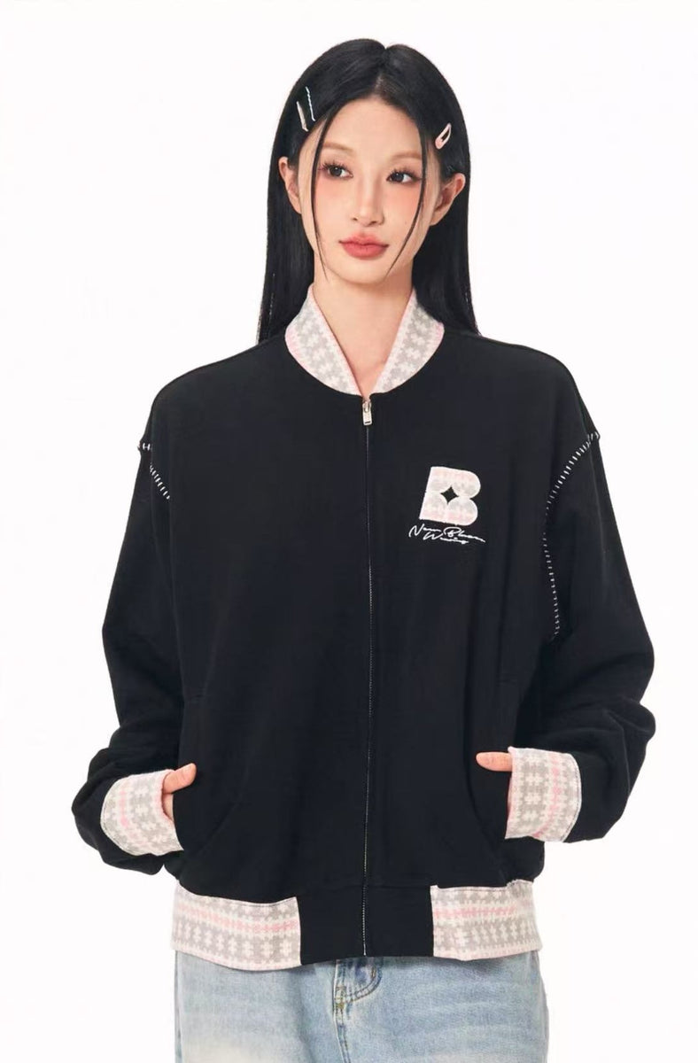 BIPOLAR Baseball Zip Top