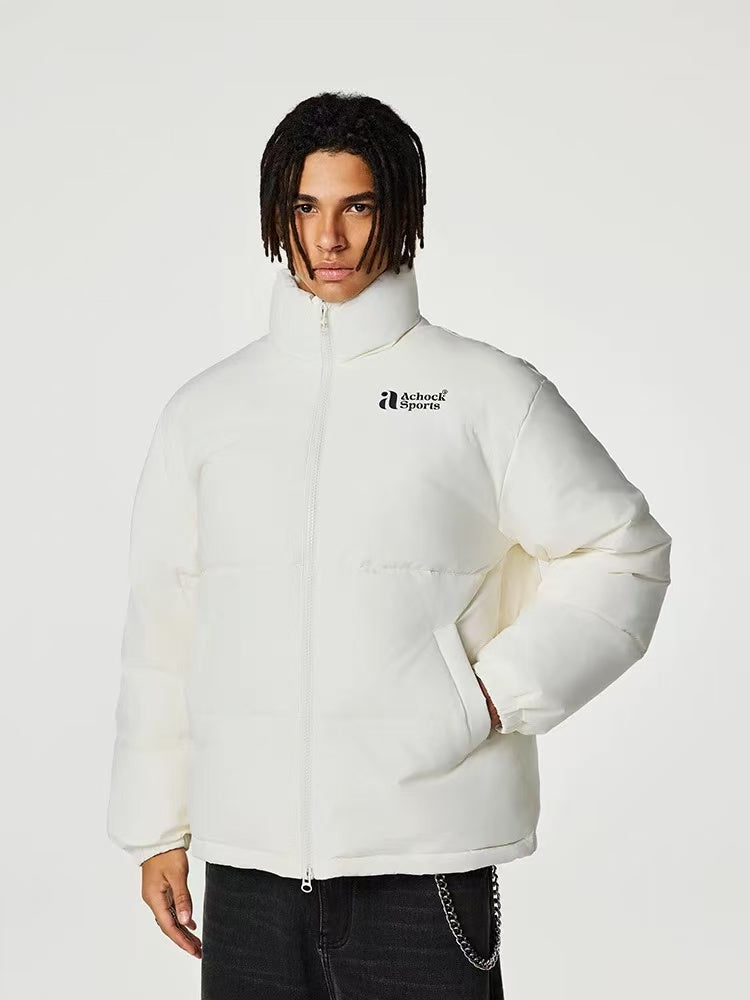ACHOCK Sports Velvet Stand Collar Down Jacket