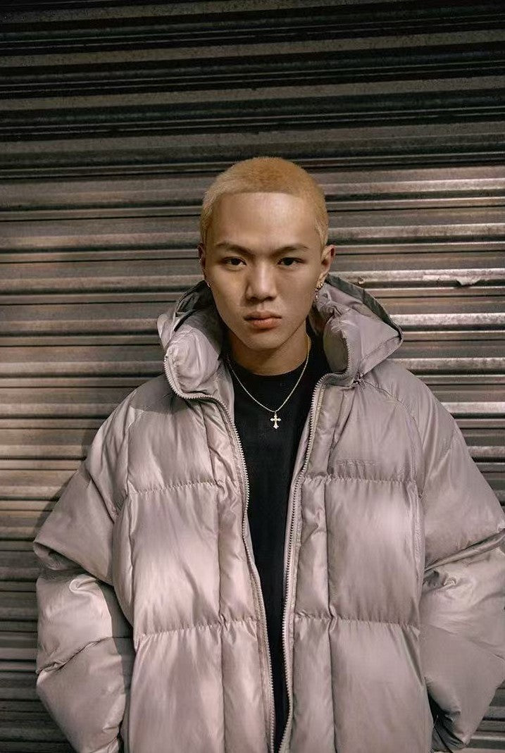 REMEDYxSTA Double Star Removable Hooded Cotton Coat