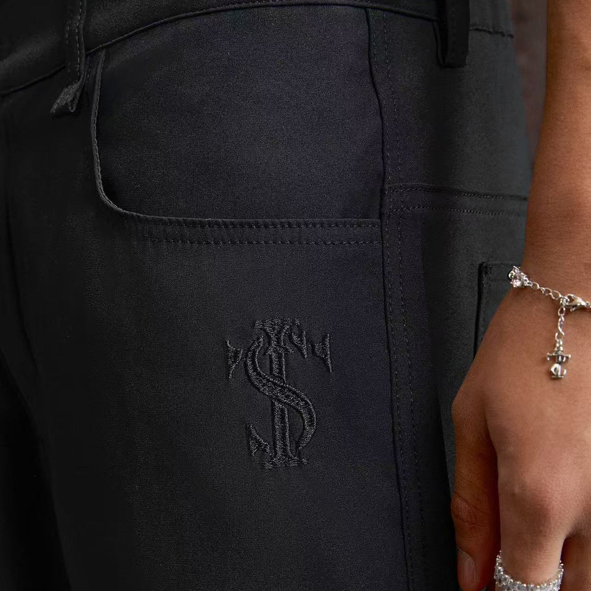 STK Vintage Double-Fold Woven Trousers