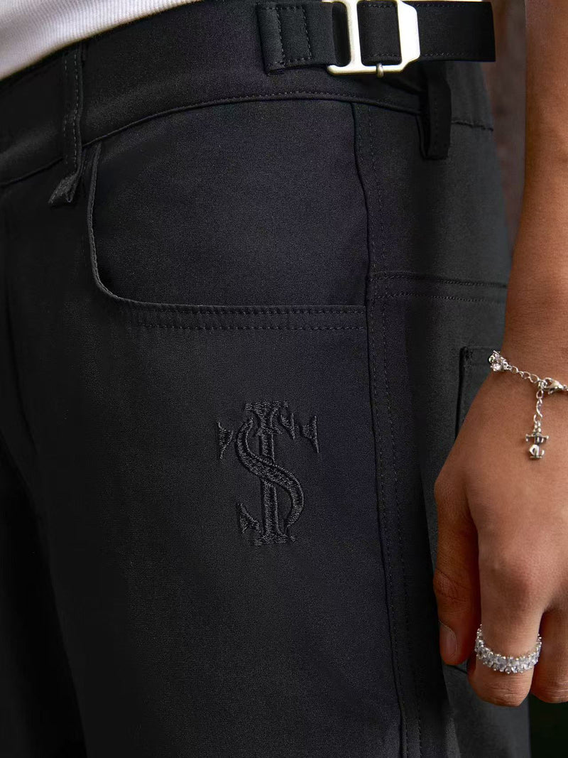 STK Vintage Double-Fold Woven Trousers