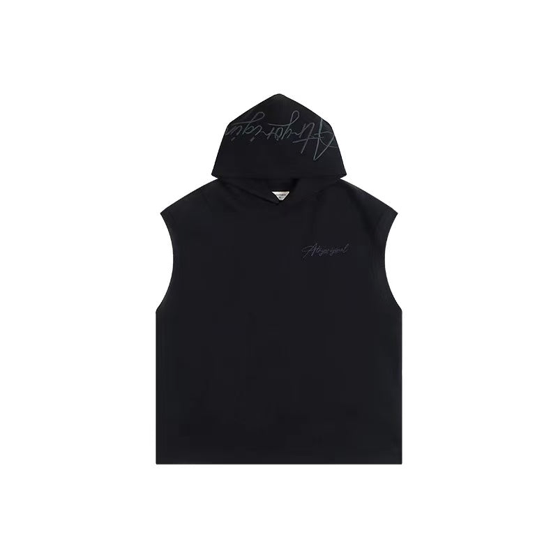ATRY Hooded LOGO Embroidered Vest