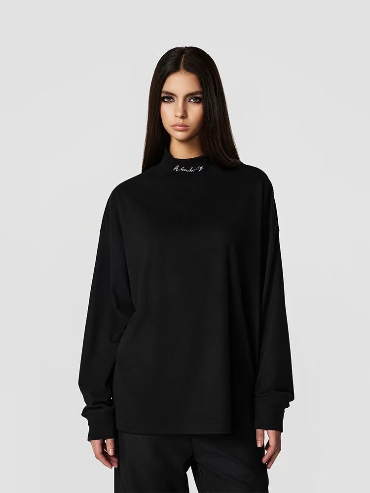 ACHOCK  Half Turtleneck Long-sleeve T-shirt