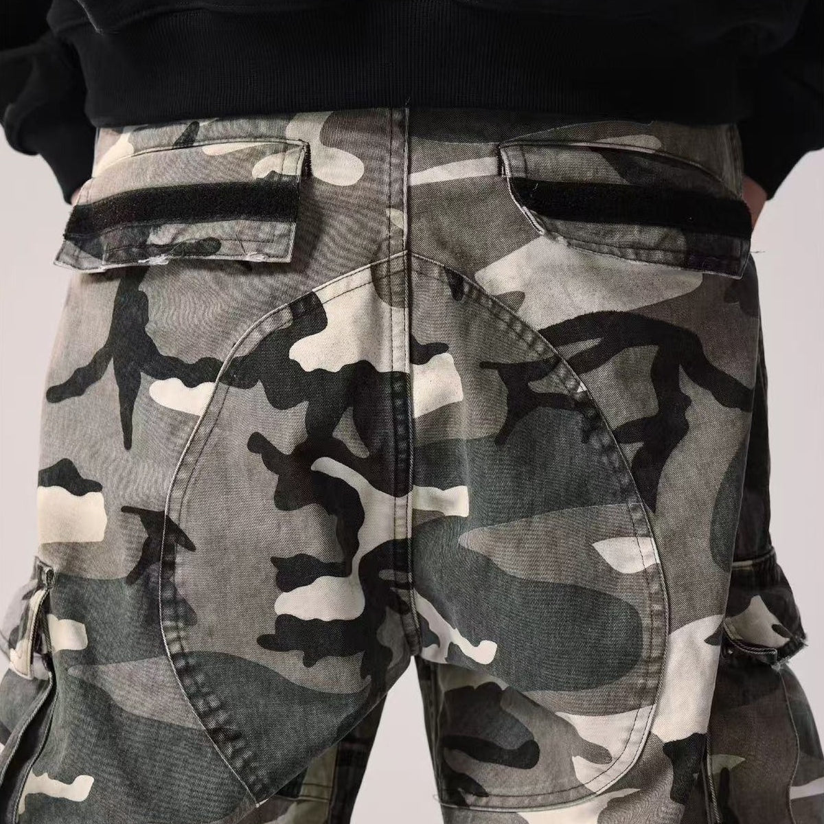 REMEDY Retro Patchwork Camouflage Pants